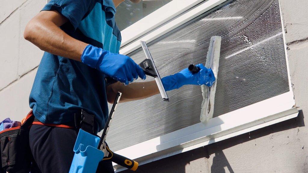 Residential window cleaning Residential window cleaning